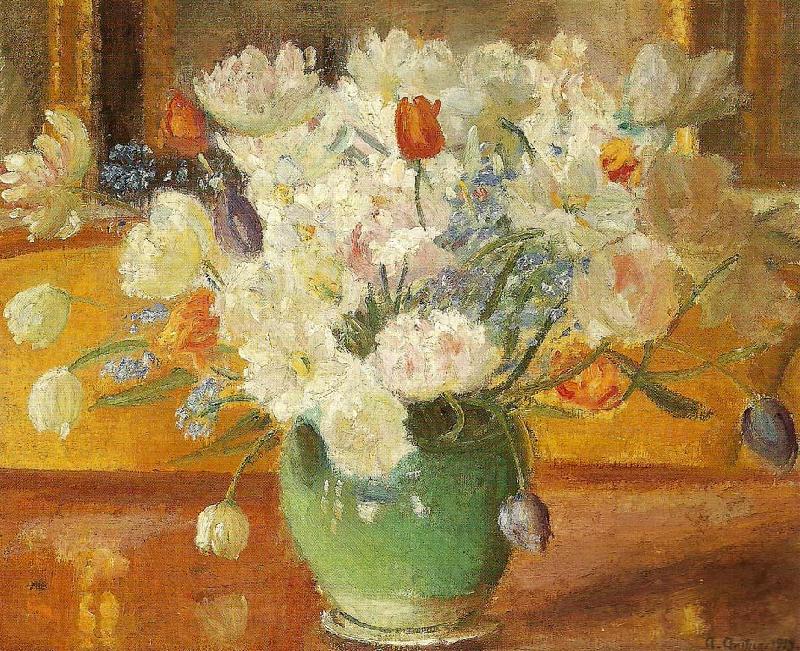 Anna Ancher en buket blomster
